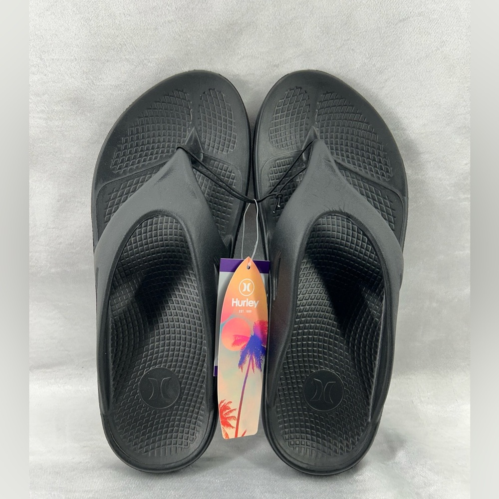 Hurley Black Flip Flop Size 11